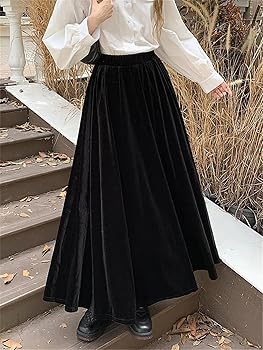 aere high-waist velours skirt 36